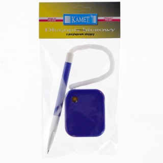 Długopis z przylepcem wkład niebieski Kamet (K-1107)