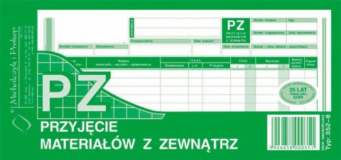 Druk offsetowy Przyjęcie materiału z zewnątrz 1/3 A4 (wielokopia) 1/3 A4 80k. Michalczyk i Prokop (352-8)