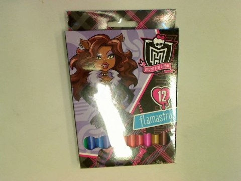 Flamaster MONSTER HIGH MATTEL 12 kol. St.Right