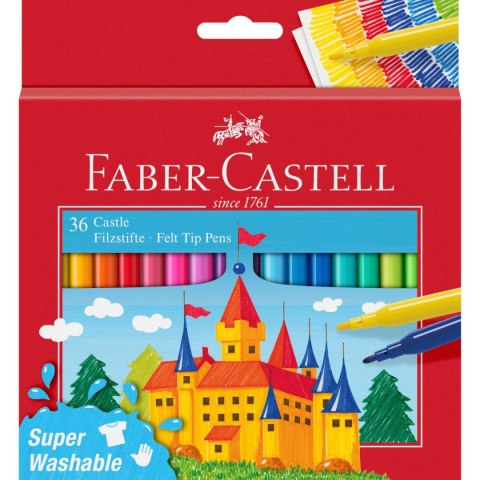 Flamaster zamek 36 kol. Faber Castell (554203)
