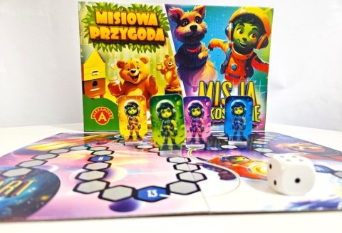 Gra planszowa Misiowa Przygoda / Misja w Kosmosie Alexander