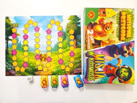 Gra planszowa Misiowa Przygoda / Misja w Kosmosie Alexander