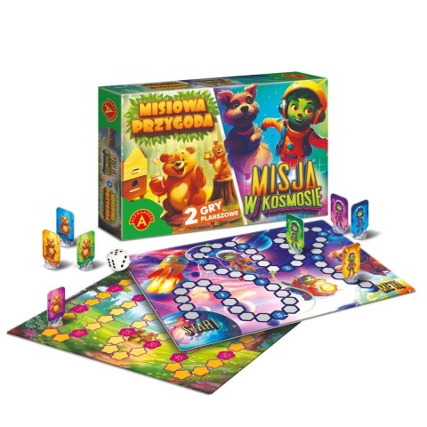 Gra planszowa Misiowa Przygoda / Misja w Kosmosie Alexander