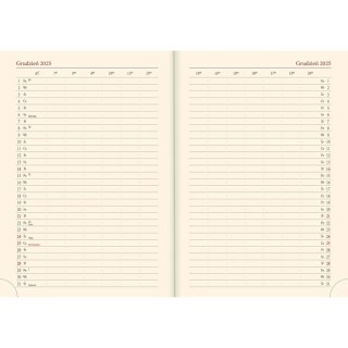 Kalendarz książkowy (terminarz) WYCINANKA B6 Lucrum (41DS)