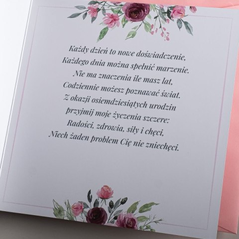 Kartka składana urodzinowy C6 Art Nuvo (5902973359565)