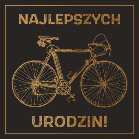 Kartka składana urodzinowy C6 Art Nuvo (5902973359565)