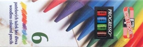 Kredki ołówkowe bezdrzewne 6 kol. Koh-I-Noor