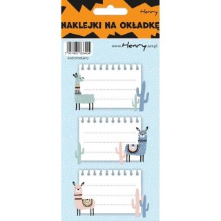 Naklejka na zeszyt lama Henry (5907465666404)