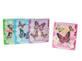 Notes (notatnik) z motylem [mm:] 125x105 Adar (614888)