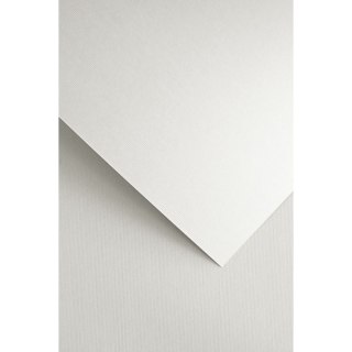 Papier ozdobny (wizytówkowy) prążki A4 biały 230g Galeria Papieru (203701)