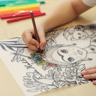 Podkład na biurko FUNNY MAT TRANSPARENT FRIDA sfu1251 polipropylen PP [mm:] 300x400 Strigo (8681379312509)