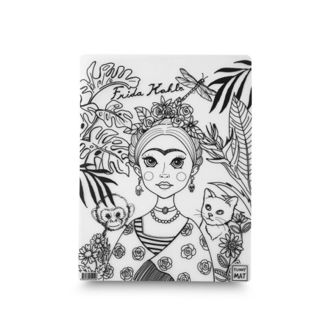 Podkład na biurko FUNNY MAT TRANSPARENT FRIDA sfu1251 polipropylen PP [mm:] 300x400 Strigo (8681379312509)