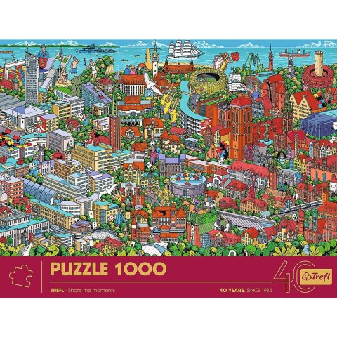 Puzzle Disney 1000 Jubileusz-Trójmiasto 1000 el. Trefl (10924)
