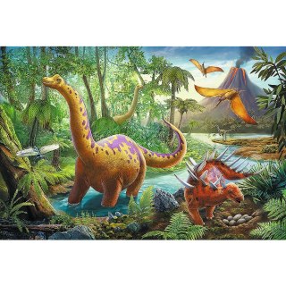 Puzzle wędrówka dinozaurów 60 el. Trefl (17319)