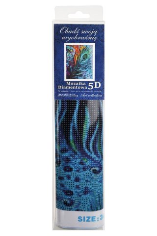 Zestaw kreatywny Diamentowa mozaika 30x40cm Pawie pióro Flamingo Line (TE1376-02)