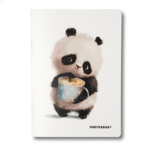 Zeszyt cute PP A4 60k. 80g krata Narcissus