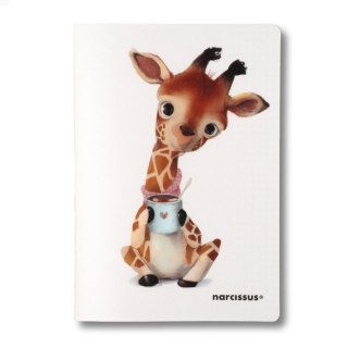 Zeszyt cute PP A4 60k. 80g krata Narcissus