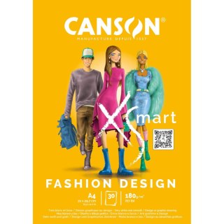 Blok artystyczny XSmart Graphic design A4 180g 30k Canson (32250P000)
