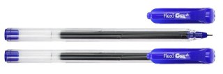 Długopis FLEXI GEL żelowy niebieski wkład czerwony 0,6mm Penmate (TT8500)