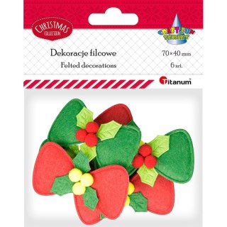 Ozdoba filcowa Craft-Fun Series kokardy Titanum (MTCR-BY410)