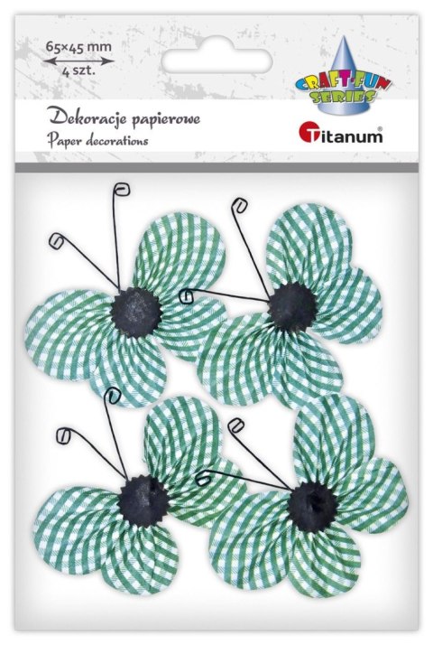 Ozdoba papierowa Craft-Fun Series motyle 3D Titanum (22YX0825-6B)