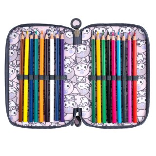 Piórnik KUROMI POTRÓJNY St.Majewski (z wyposażnieniem)