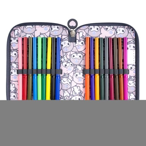 Piórnik KUROMI POTRÓJNY St.Majewski (z wyposażnieniem)