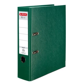 Segregator dźwigniowy Q. file Standard 0011167434 A4 80mm zielony Herlitz (300003086)