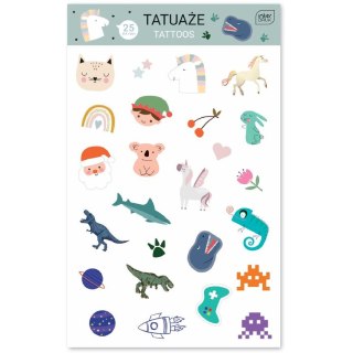 Tatuaż KIDS ZMYWALNE 25 SZT Interdruk (5902277341792)