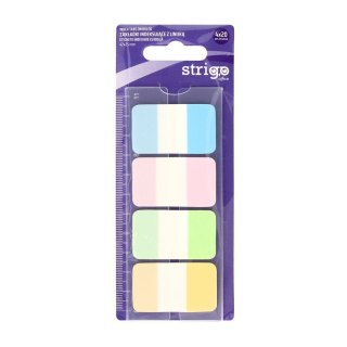 Zakładki indeksujące pastelowe 45x25mmx8 bloczki 5905658810214 100k [mm:] 45x25 Strigo (SSN018)