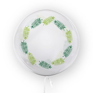 Balon foliowy transparentny liście 2 Tuban (TB3632)