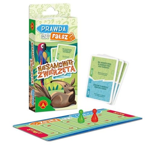 Gra edukacyjna QUIZ - PRAWDA CZY FAŁSZ? NIESAMOWITE ZWIERZĘTA Alexander