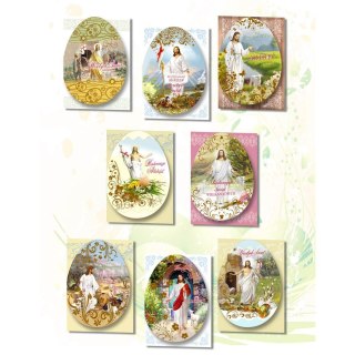 Kartka składana jajko B6 Top Graphic (BWJ)