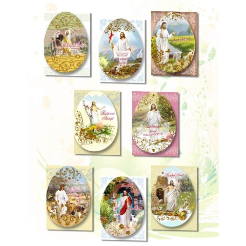 Kartka składana jajko B6 Top Graphic (BWJ)