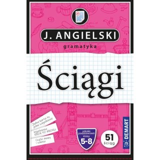 Książeczka edukacyjna ściąga j.angielski gramatyka Demart
