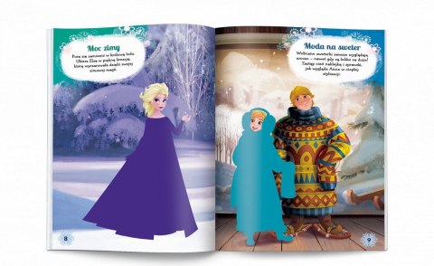 Książka dla dzieci Kraina lodu. Brokatowe Ubierank Ameet (SDLB 9105)