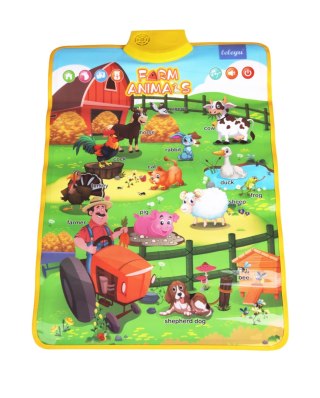 Mata dla malucha z dźwiękami i zagadkami zwierzęta Norimpex (NO-1006945)