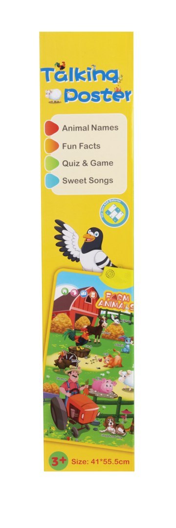 Mata dla malucha z dźwiękami i zagadkami zwierzęta Norimpex (NO-1006945)