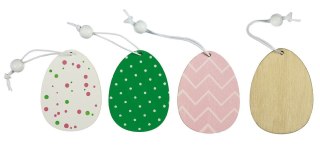 Ozdoba drewniana Craft-Fun Series Kolorowe jajka zawieszka Titanum (22MTL1005)