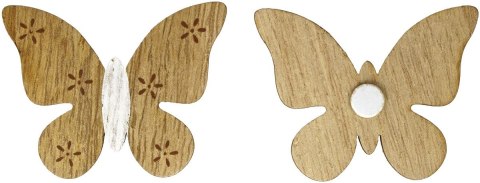 Ozdoba drewniana Craft-Fun Series motyle samoprzylepne Titanum (7509)