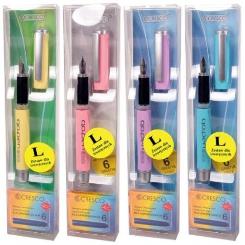 Pióro wieczne GO PASTEL dla leworęcznych Cresco (202019)