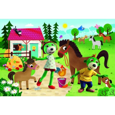 Puzzle Trefliki XL Trefliki w stadninie koni Trefl (50031)