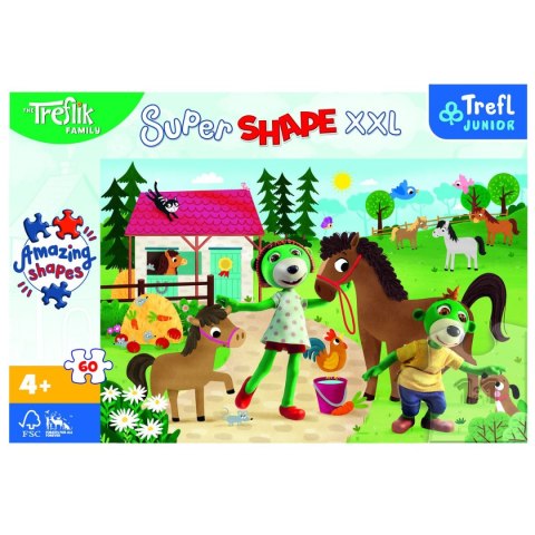 Puzzle Trefliki XL Trefliki w stadninie koni Trefl (50031)