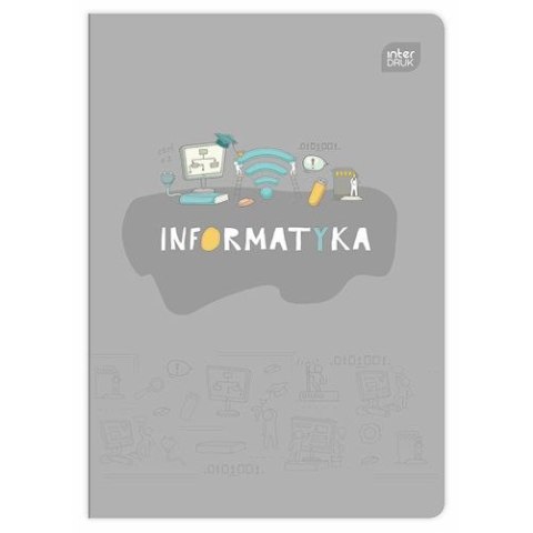 Zeszyt tematyczny A5 60k. 70g krata Interdruk (ZE60#INFFSC)