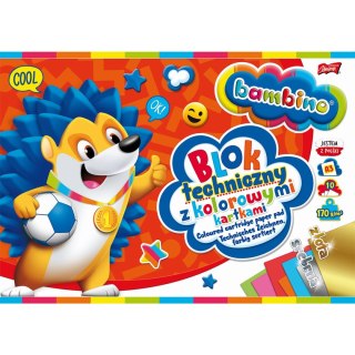 Blok techniczny Bambino kolor A3 160g 10k [mm:] 297x420 Unipap