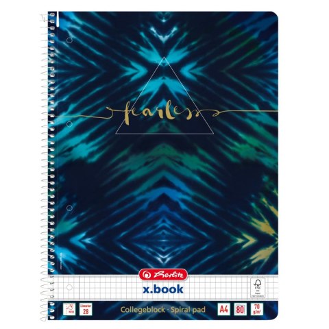 Kołobrulion New Batik Fearless 50044153 A4 80k. krata Herlitz (400173294)