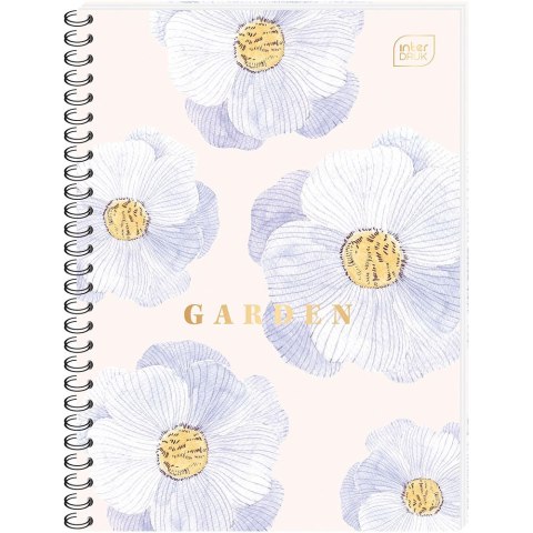 Kołozeszyt (kołonotatnik) GARDEN A6/80 A6 80k. 70g krata Interdruk (70G)