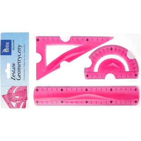 Komplet geometryczny 3 el. Tetis (BL010-PK)