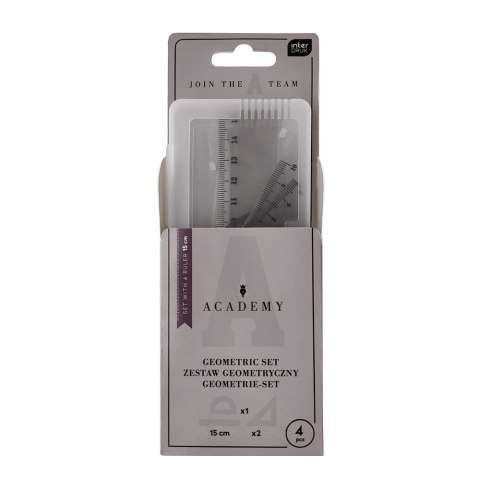 Komplet geometryczny Academy 15 elemantów 4 el. Academy