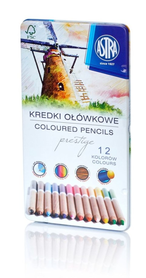Kredki ołówkowe 12 kol. Astra (312117001)